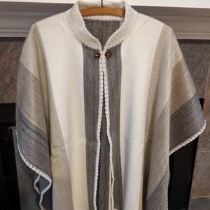 Poncho/ Wrap from Alpaca wool